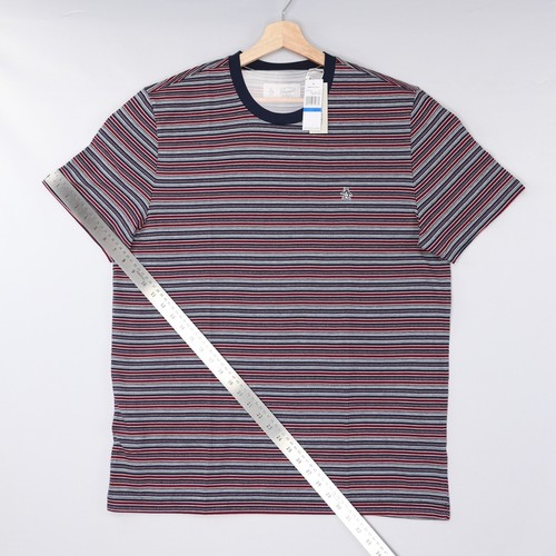 Original Penguin Mens T Shirt Crew Neck Tee Dark Sapphire Blue Red Size NWT - Picture 29 of 31