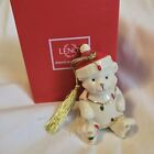 Lenox -Very Merry- Porcelain Ornament- Teddy Bear