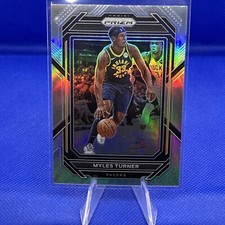 2022-23 Prizm MYLES TURNER Silver & Base #108 Monopoly #35 2023-24 Deca #270