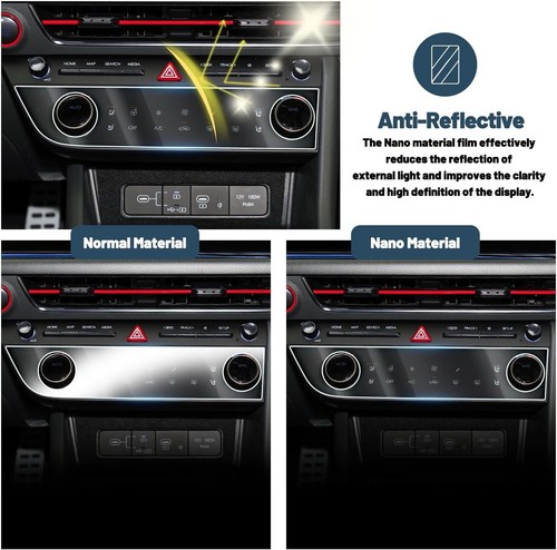 2024 Sonata Screen 2 Pcs 2024 Hyundai Sonata-Air Conditioner Screen-Nano Film - Bild 7 von 10