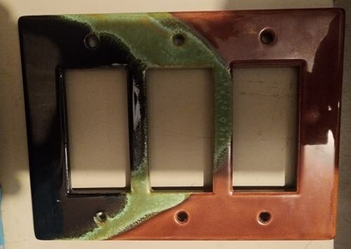 Ceramic switch plate cover