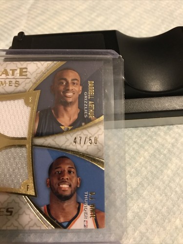 2008-09 Ultimate Collection RC Foursome Jersey Gold SP #47/50 Russell Westbrook - Picture 2 of 4