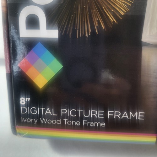 Polaroid 8" Digital Picture Frame - Ivory Wood Tone Frame New! - 第 3/9 張圖片