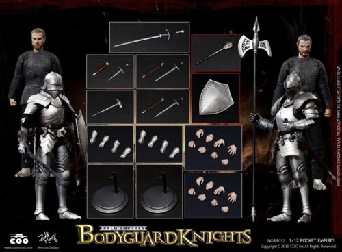 CONJUNTO DE FIGURAS DOBLES COOMODEL BODYGUARD KNIGHTS 1/12 Figura de acción PE012 EN STOCK - Imagen 2 de 15