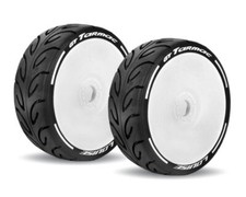 LOUISE GT-TARMAC Reifen soft auf weißer Felge LOUT3285SW 