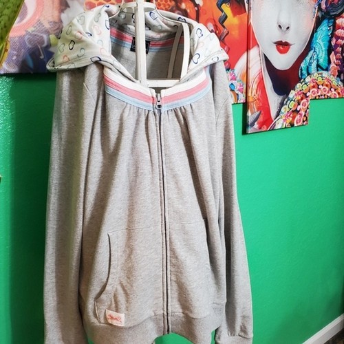 Le Tigre Hoodie grau Herz Gr. XL - Bild 2 von 8