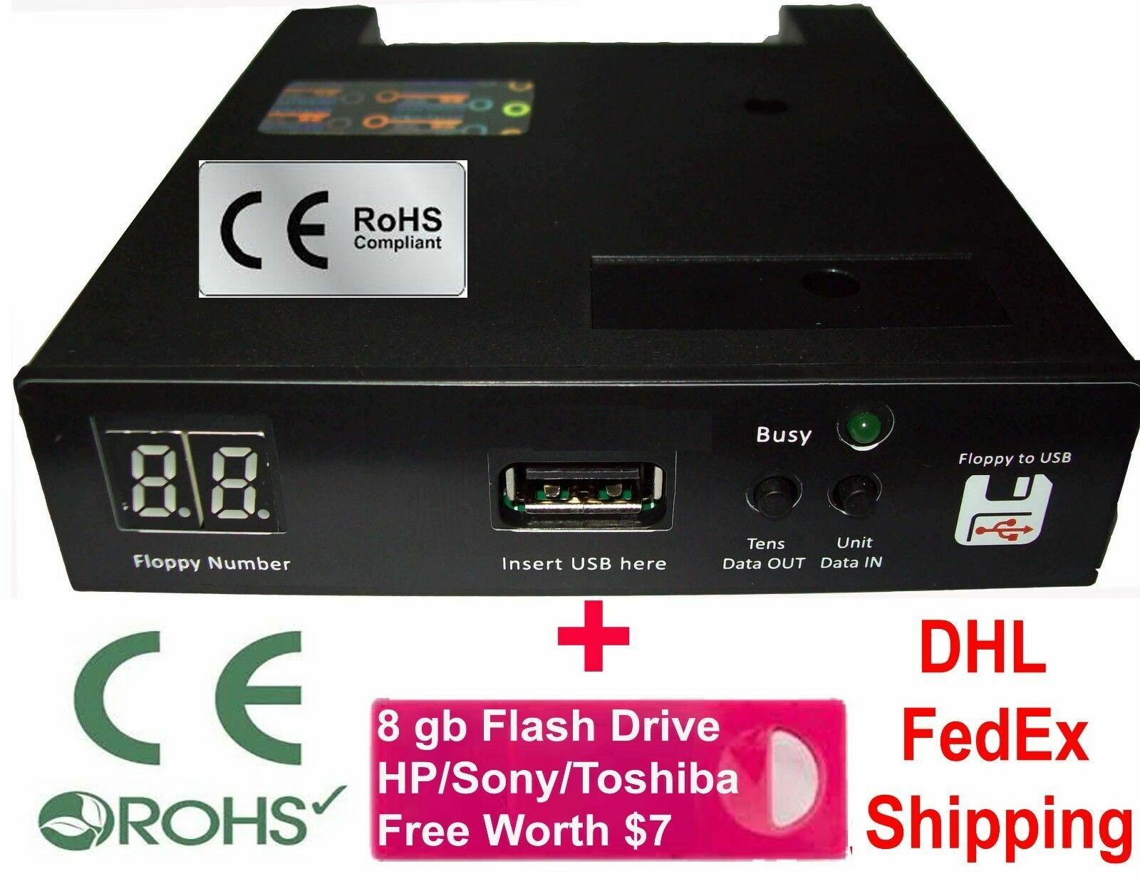 Floppy Drive to USB Converter Emulator for Okuma Lathe 16 Flash Drive for sale online | eBay