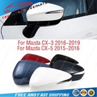 For Mazda CX-5 CX5 2015 2016 Car Wing Door Side Mirror Cover Shell House Cap