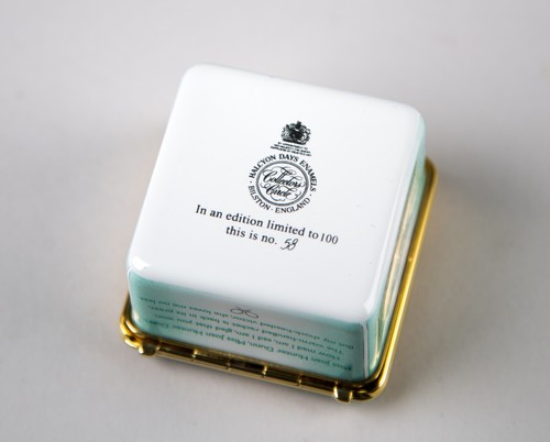 Halcyon Days Sir John Betjeman Enamel Box Limited Edition #58/100 England - Picture 10 of 11