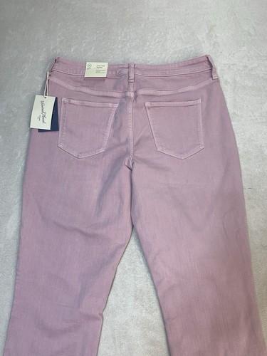 Universal Thread Slacks Women's Size 12 High-Rise Skinny Pants Jeans Pink - Picture 7 of 13