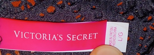 Victorias Secret Crochet Lace Swim Cover Up Womens Large Black Ruffle Beach - Picture 8 of 8