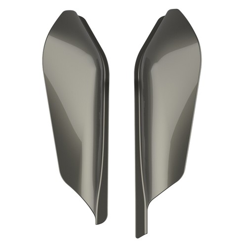Protector térmico deflector de aire de cuadro medio gris industrial para 09+ Harley Touring - Imagen 5 de 9