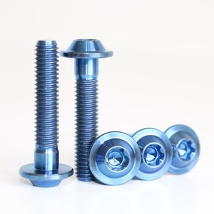 torx t30 m6 titanium motorsport bolts 30mm flange low head profile