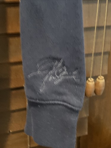 Nike Jump Man Youth Boys L Blue Pullover Hoodie Holes In Hand Warmer See Pics - Picture 2 of 7