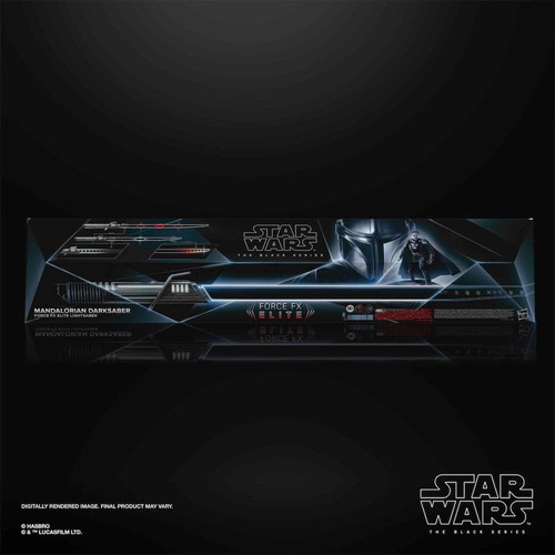 Hasbro - Star Wars The Mandalorian - DARK SABER Force Fx Lightsaber - Black Seri - Imagen 4 de 4
