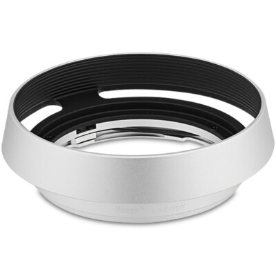 Metal Round Lens Hood for Carl Zeiss C Biogon T* 2.8/35 35mm f2.8 ZM Silver