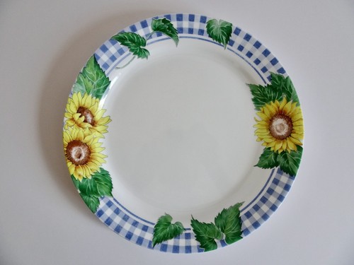 Vintage Corelle by Corning SUNFLOWER SUNSATIONS - DINNER PLATES 10.25” Set of 10 - Picture 5 of 11