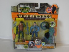 The Corps 2 Team Mission Lanard Toys Poseable Figures  terra team flying force