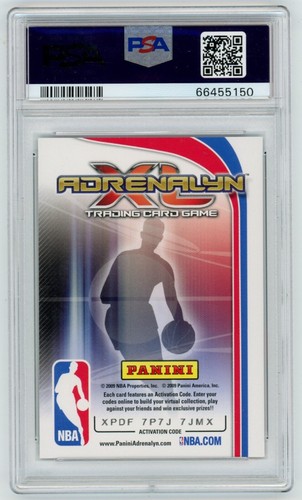 2009 Adrenalyn XL DeMAR DEROZAN RC Rookie PSA 9 Mint Bulls Kings Toronto Raptors - Picture 2 of 2