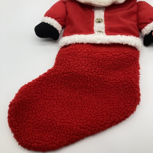 3D Vintage Weihnachtsmann Strumpf Weihnachtsdeko (Musik & Licht funktioniert nicht) - Bild 8 von 11