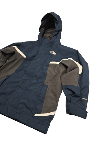 The North Face Boys Kids Size XS Blue Gray Hyvent Jacket Coat Size XS - Picture 4 of 15