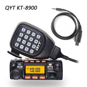 QYT-KT-8900-U-VHF-Car-Mobile-Two-Way-Radio-136-174-400-480MHz-25W-USB-Cable