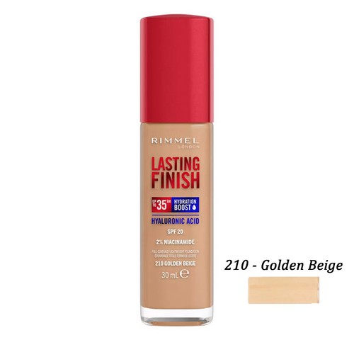 RIMMEL Lasting Finish 35hrs Liquid Foundation Full Coverage for Dry Skin 30ml - Picture 12 of 13
