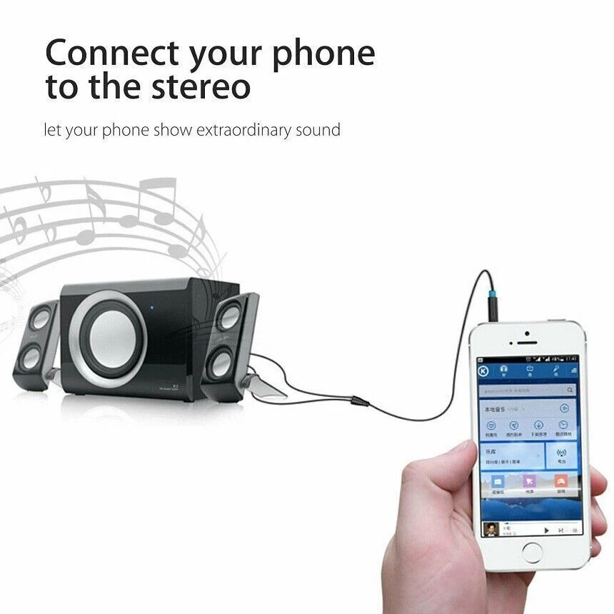 3.5mm to 6.35mm 1/8" TRS to Double 1/4" TS Stereo Y-Splitter Cable for Speaker - Image 4 of 4