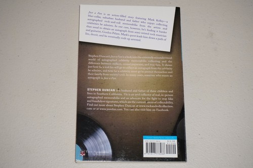 RARE SIGNED NEW Just a Fan by Stephen Duncan Paperback Book (English) Free Ship - Picture 3 of 5