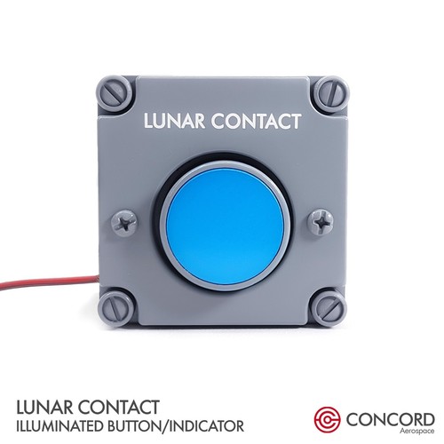 CONCORD AEROSPACE - LUNAR CONTACT INDICATOR PANEL - LUNAR MODULE - Picture 11 of 11