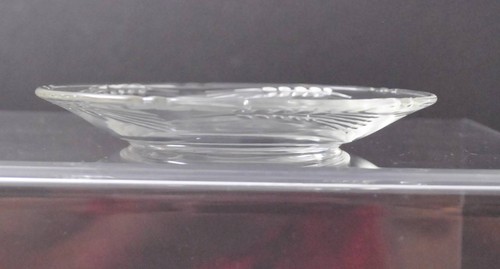 Vintage Clear Glass Wheat Design Saucer Y15 - Picture 5 of 11