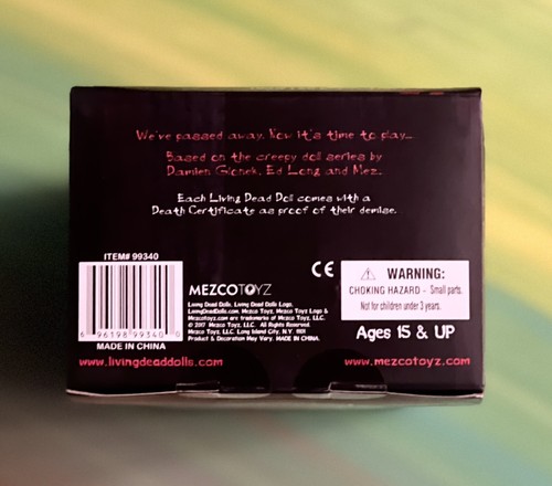 Living Dead Dolls Resurrection Talking Cuddles New Sealed Free Shipping - Picture 3 of 3