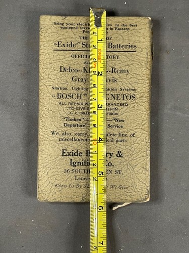 1923 ANTIQUE Lancaster PA Pocket, Business & Street Directory 4069 - Picture 19 of 21