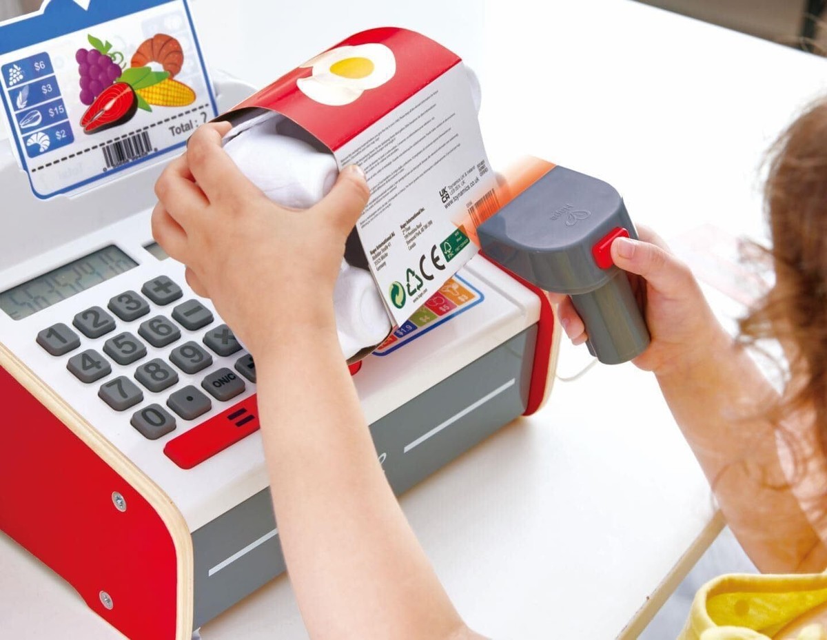 Hape E3184 Beep n Buy Cash Register | eBay