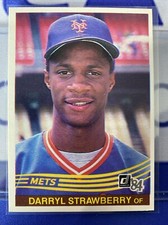 1984 Donruss Darryl Strawberry Rookie RC #68 New York Mets