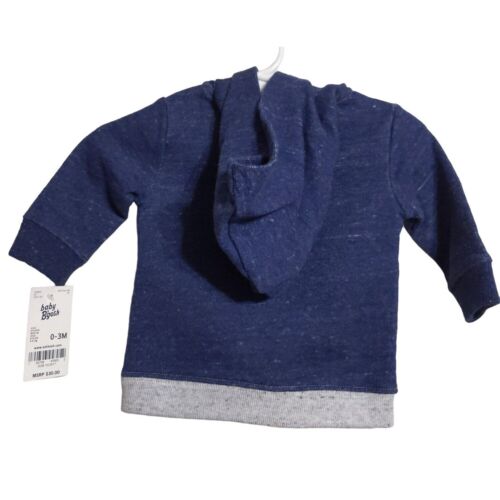 Baby b'Gosh Infant full zip hooded jacket size 0-3M (NWT) MSRP$30 - Picture 2 of 6