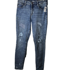 Old Navy Rockstar Super Skinny High -Rise Jean Secret Slim Pockets Size 6 New