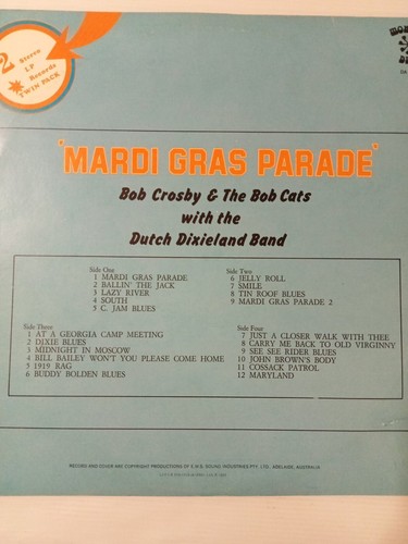 Mardi Gras Padade by Bob Crosby & The Bob Cats with the Dutch Dixieland Band - Picture 3 of 16