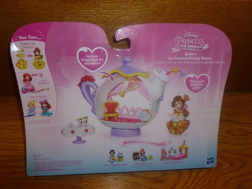 Disney Princess Little Kingdom BELLE Enchanted Dining Room Set SnapIns Mini Doll - Picture 3 of 4