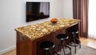 60"x30" Petrified Wood Dining Table Natural Stone Bar Counter Slab Furniture Dec