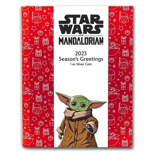 2023 Niue 1 oz Ag $2 Star Wars Season's Greetings Ornament Proof - Bild 5 von 6