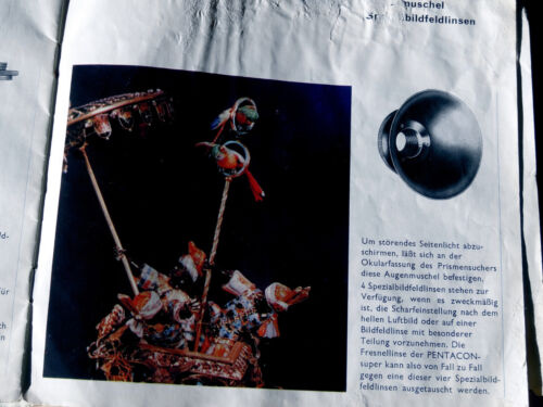 Brochure reflex Pentacon Super (ammiraglia) estremamente rara, obiettivi Zeiss, Meyer - Foto 20 di 24