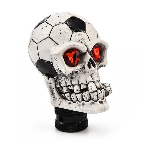 Football Shape Skull Gear Shift Knobs Resin Car Transmission Shifter Lever Head - Picture 9 of 10