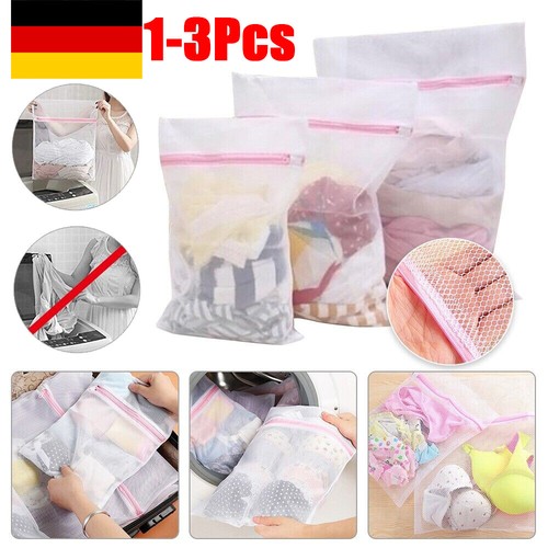DE Wäschenetz Wäschesack Wäschebeutel Wäsche Waschbeutel Wäschenetze Wäschesäcke - Picture 5 of 17