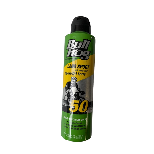 Bull Dog Sunscreen Land Sport Dri Spray SPF 50 Sweat Resistant 6 Oz New 774314952 eBay