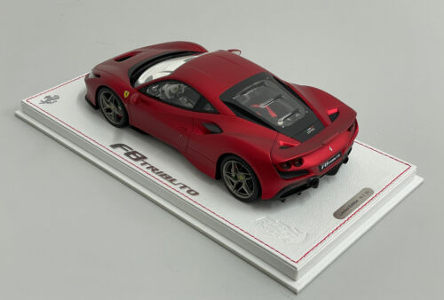 BBR Ferrari F8 Tributo Rosso Magma Mate / Blanco - 1/18 - SIN CMC / MR / D&G - Imagen 3 de 3