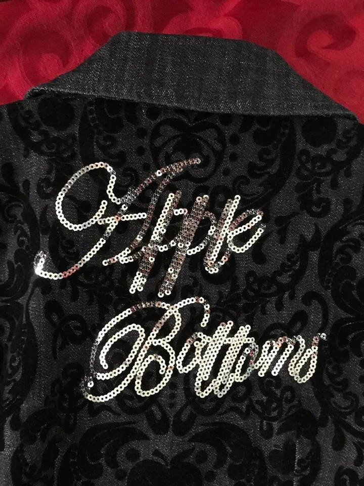 Pantalones Apple - Niñas - JUVENTUD/Negro-Plata Lentejuelas Adornadas Chaqueta - Grande Foto 4 de 4