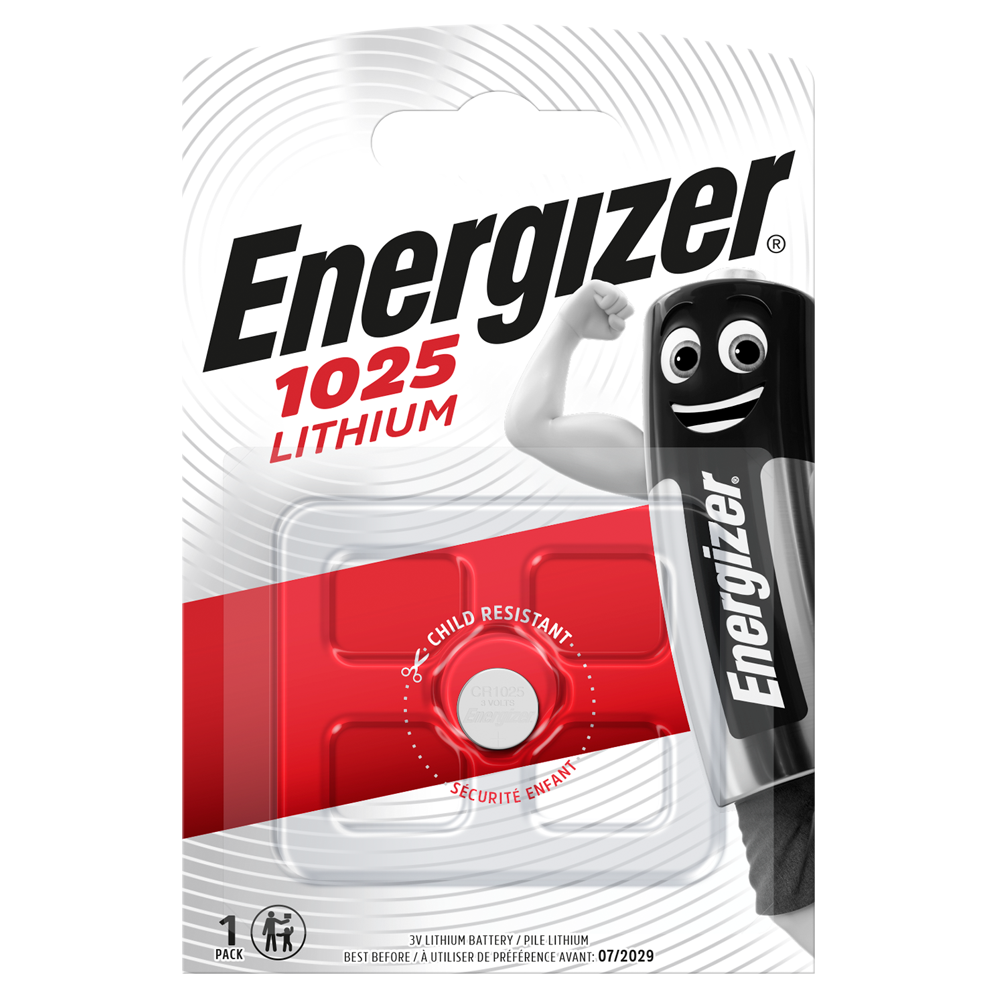 Energizer CR1025 5033LC L1025 3V Coin Cell Battery x 1 *Long Expiry Genuine*