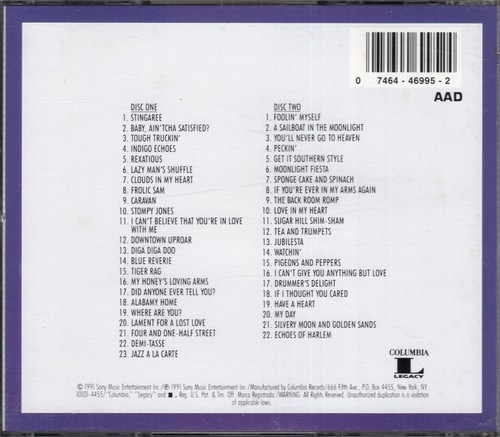 RARE LONG OOP 2CD SET DUKE ELLINGTON THE DUKE'S MEN: SMALL GROUPS VOL 1 EX COND. - Picture 2 of 14