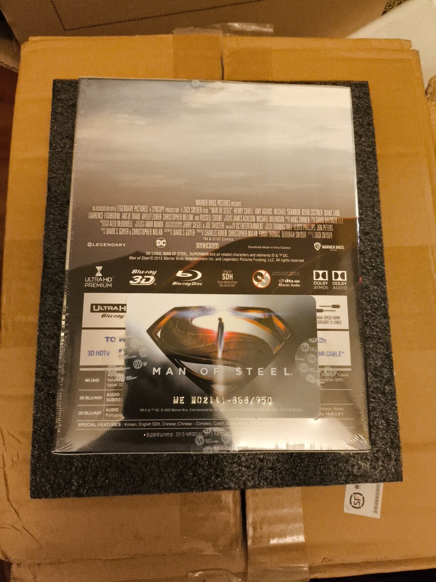Man Of Steel Steelbook, Weet, Fullslip A1, New/Sealed | eBay